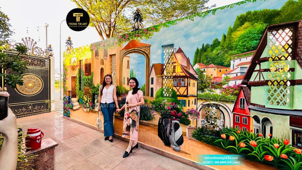 VẼ TRANH TƯỜNG 3D MỸ THUẬT TRỌNG TÍN ART