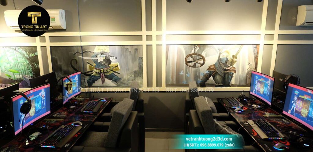 VẼ TRANH TƯỜNG 3D MỸ THUẬT TRỌNG TÍN ART