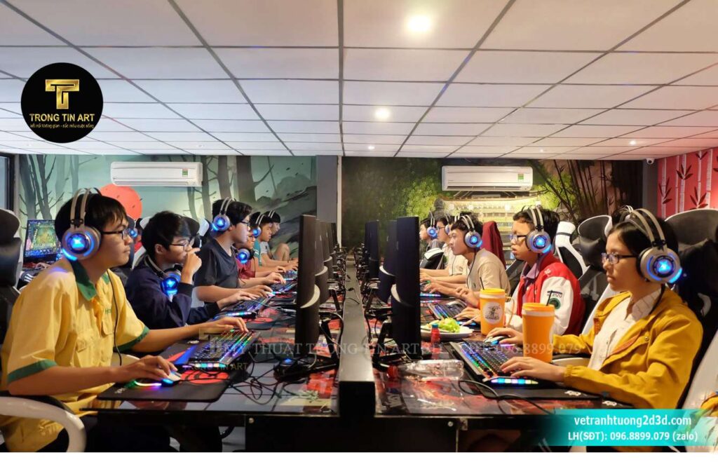 VẼ TRANH TƯỜNG 3D MỸ THUẬT TRỌNG TÍN ART