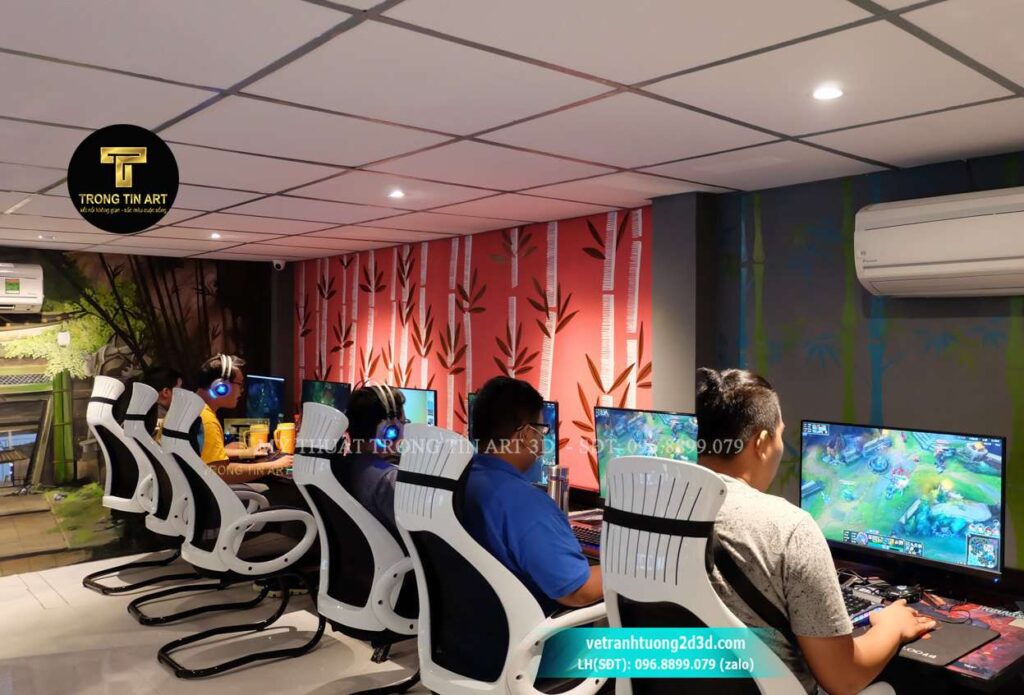 VẼ TRANH TƯỜNG 3D MỸ THUẬT TRỌNG TÍN ART