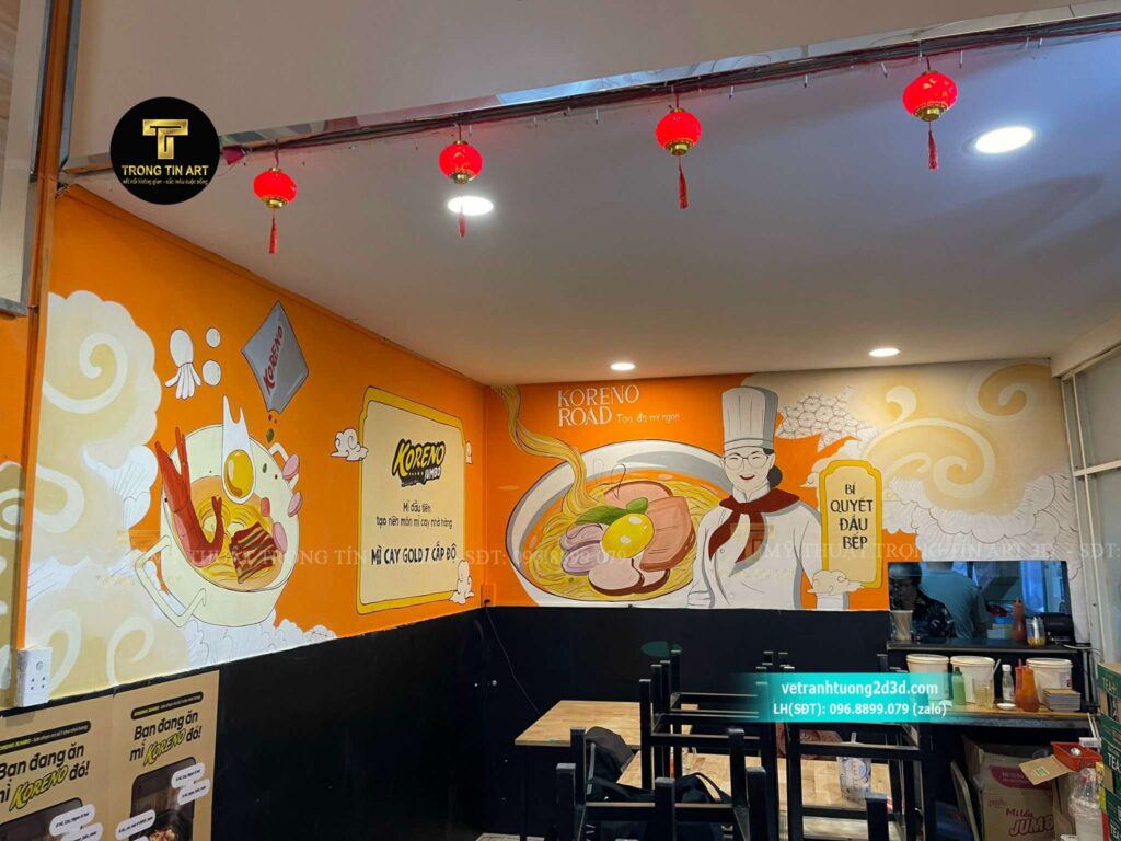 VẼ TRANH TƯỜNG 3D MỸ THUẬT TRỌNG TÍN ART