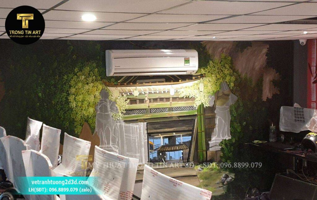 VẼ TRANH TƯỜNG 3D MỸ THUẬT TRỌNG TÍN ART