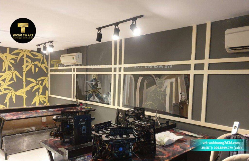VẼ TRANH TƯỜNG 3D MỸ THUẬT TRỌNG TÍN ART