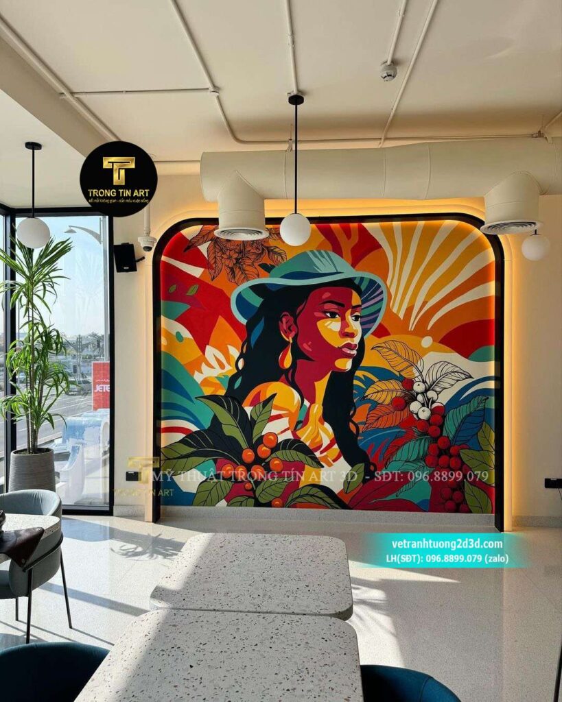 VẼ TRANH TƯỜNG 3D MỸ THUẬT TRỌNG TÍN ART