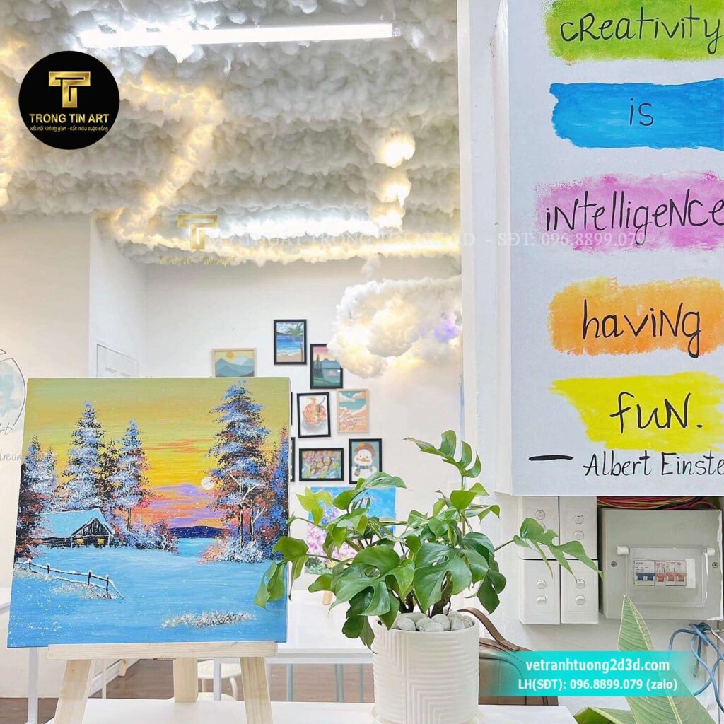VẼ TRANH TƯỜNG 3D MỸ THUẬT TRỌNG TÍN ART