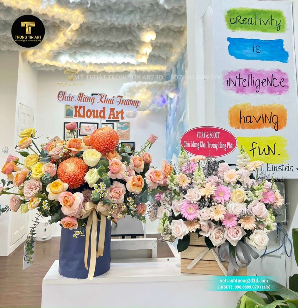 VẼ TRANH TƯỜNG 3D MỸ THUẬT TRỌNG TÍN ART