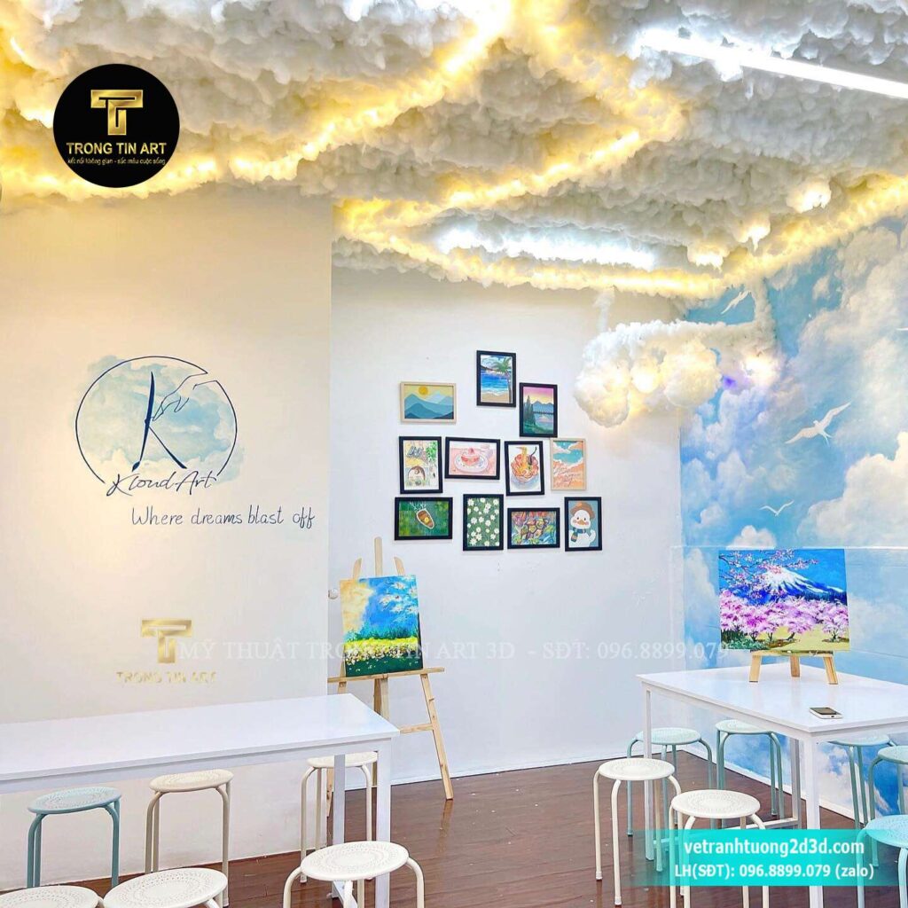 VẼ TRANH TƯỜNG 3D MỸ THUẬT TRỌNG TÍN ART