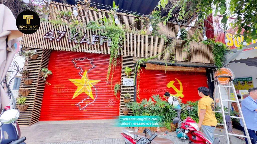 VẼ TRANH TƯỜNG 3D MỸ THUẬT TRỌNG TÍN ART