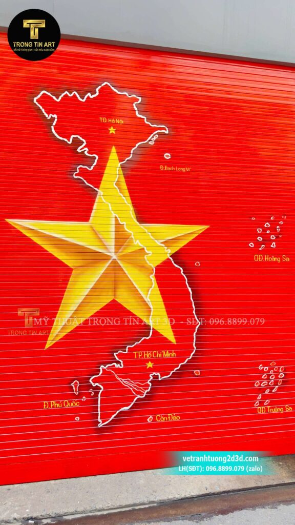 VẼ TRANH TƯỜNG 3D MỸ THUẬT TRỌNG TÍN ART
