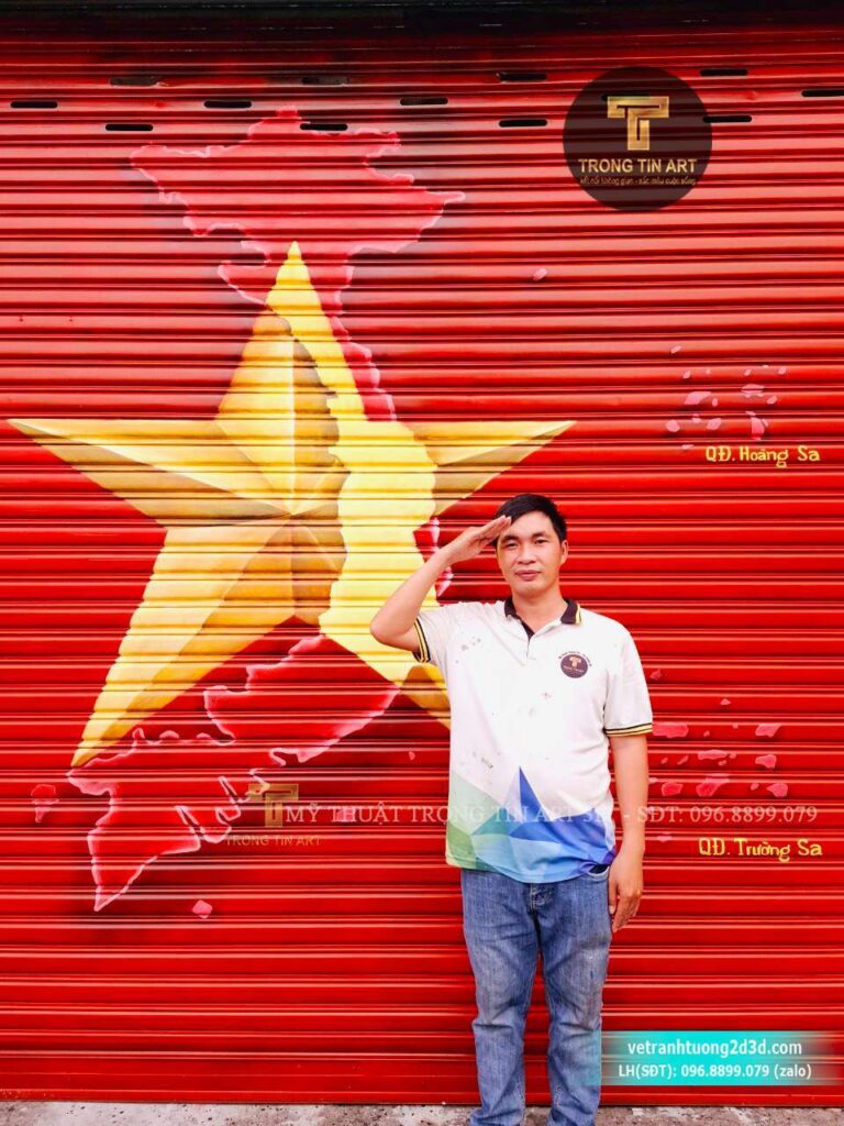 VẼ TRANH TƯỜNG 3D MỸ THUẬT TRỌNG TÍN ART