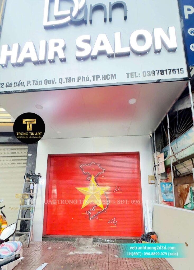 VẼ TRANH TƯỜNG 3D MỸ THUẬT TRỌNG TÍN ART