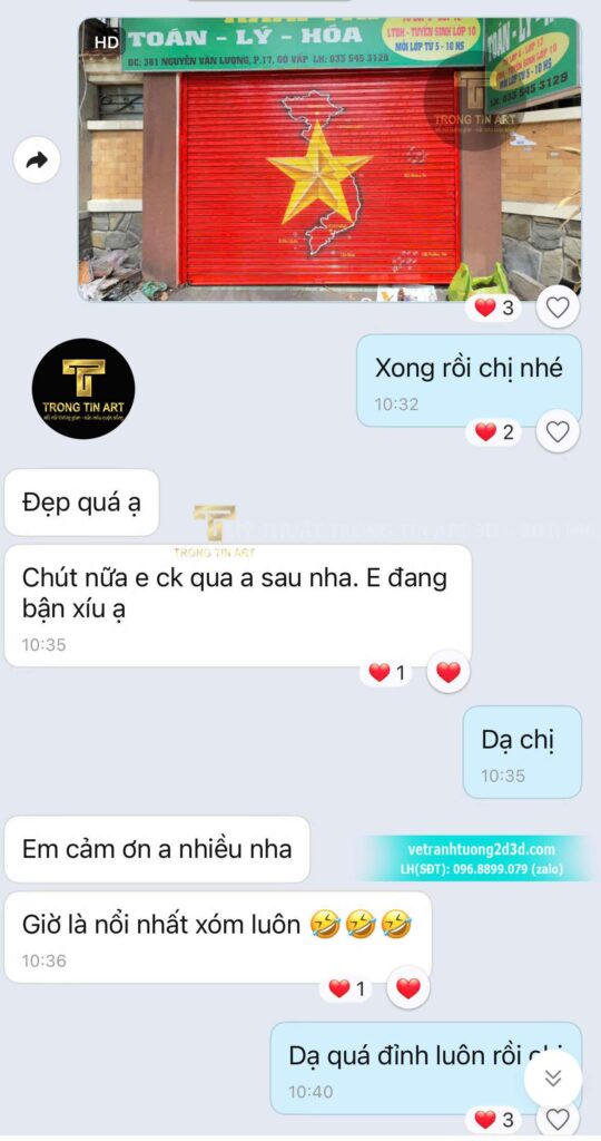 VẼ TRANH TƯỜNG 3D MỸ THUẬT TRỌNG TÍN ART