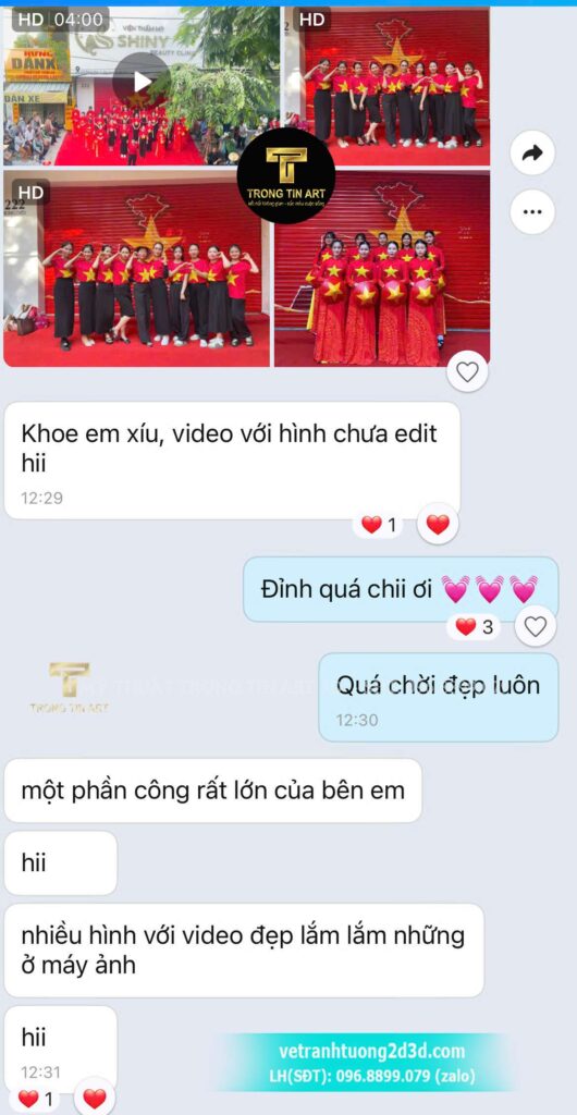 VẼ TRANH TƯỜNG 3D MỸ THUẬT TRỌNG TÍN ART