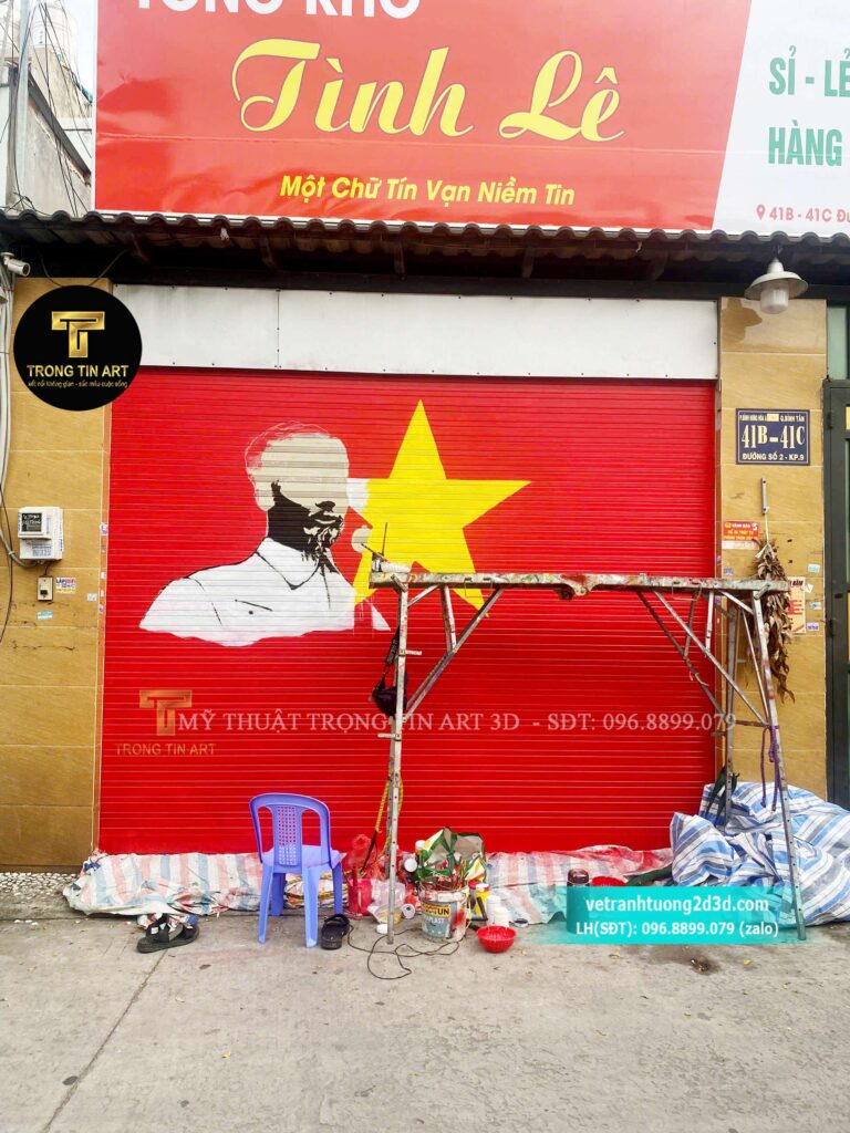 VẼ TRANH TƯỜNG 3D MỸ THUẬT TRỌNG TÍN ART