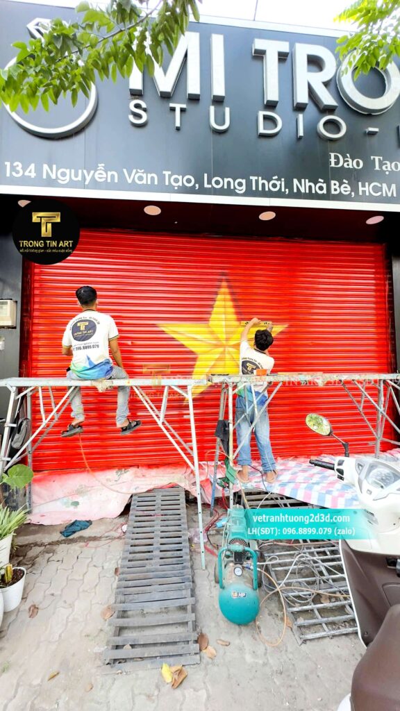 VẼ TRANH TƯỜNG 3D MỸ THUẬT TRỌNG TÍN ART