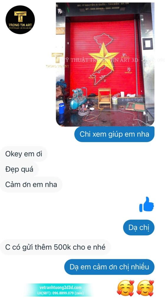 VẼ TRANH TƯỜNG 3D MỸ THUẬT TRỌNG TÍN ART