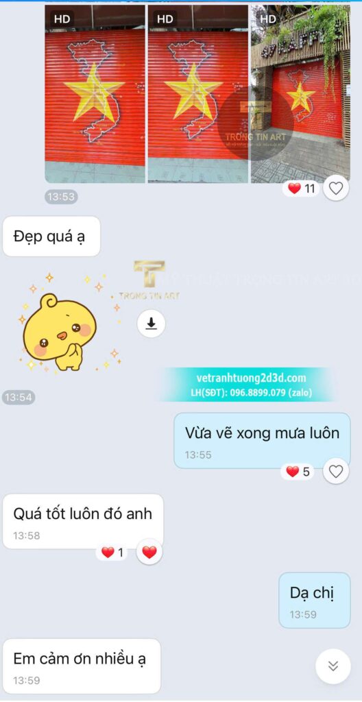 VẼ TRANH TƯỜNG 3D MỸ THUẬT TRỌNG TÍN ART