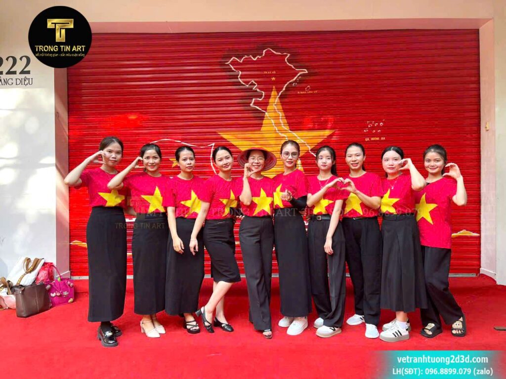 VẼ TRANH TƯỜNG 3D MỸ THUẬT TRỌNG TÍN ART