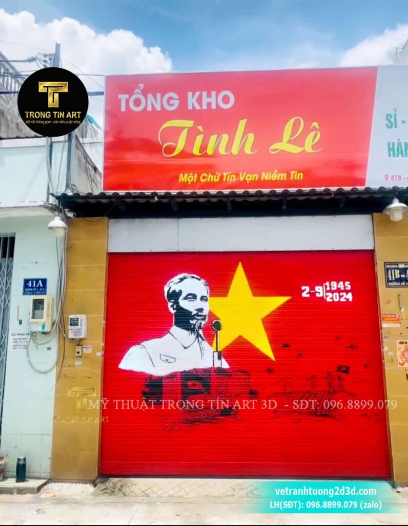 VẼ TRANH TƯỜNG 3D MỸ THUẬT TRỌNG TÍN ART
