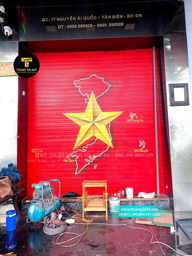 VẼ TRANH TƯỜNG 3D MỸ THUẬT TRỌNG TÍN ART
