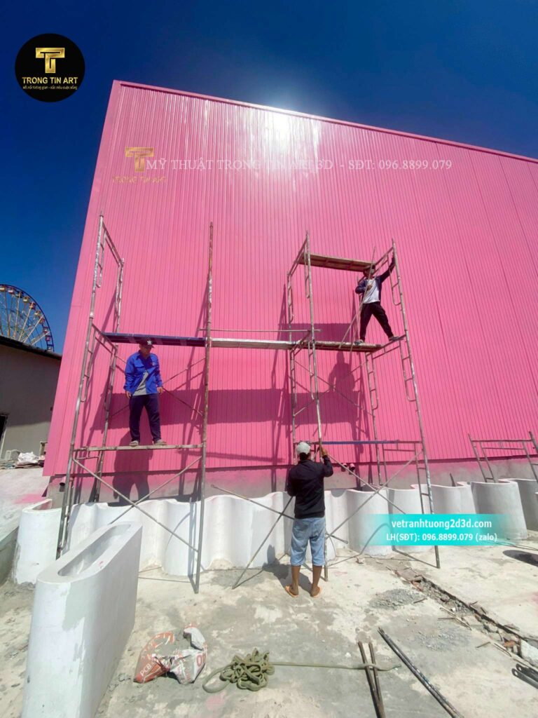 VẼ TRANH TƯỜNG 3D MỸ THUẬT TRỌNG TÍN ART