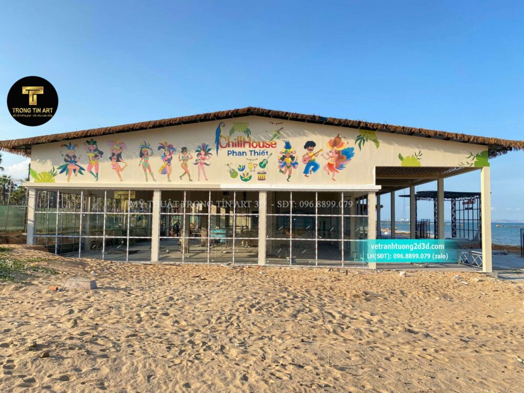 VẼ TRANH TƯỜNG 3D MỸ THUẬT TRỌNG TÍN ART