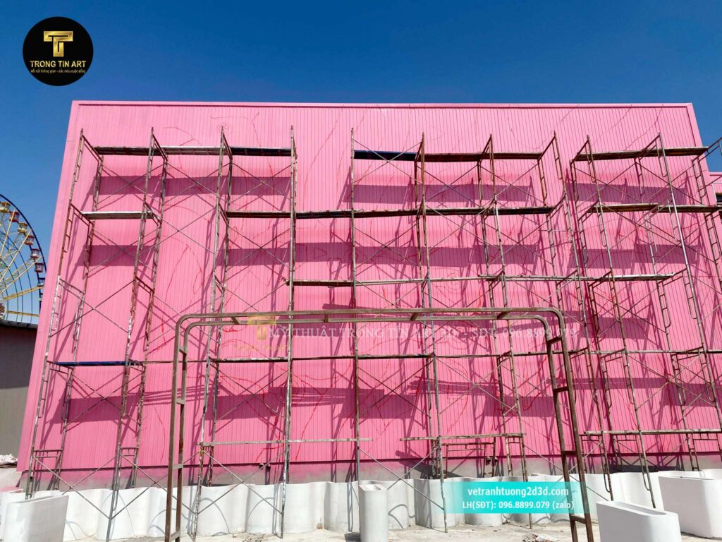 VẼ TRANH TƯỜNG 3D MỸ THUẬT TRỌNG TÍN ART