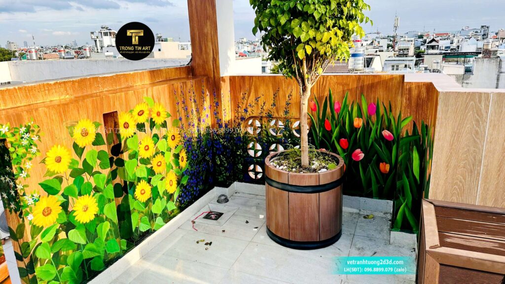 VẼ TRANH TƯỜNG 3D MỸ THUẬT TRỌNG TÍN ART