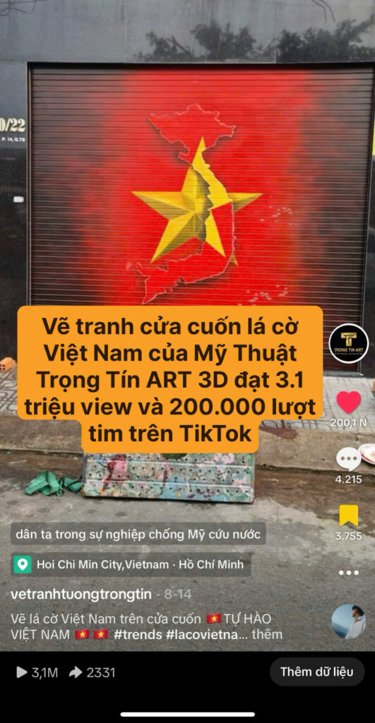 VẼ TRANH TƯỜNG 3D MỸ THUẬT TRỌNG TÍN ART