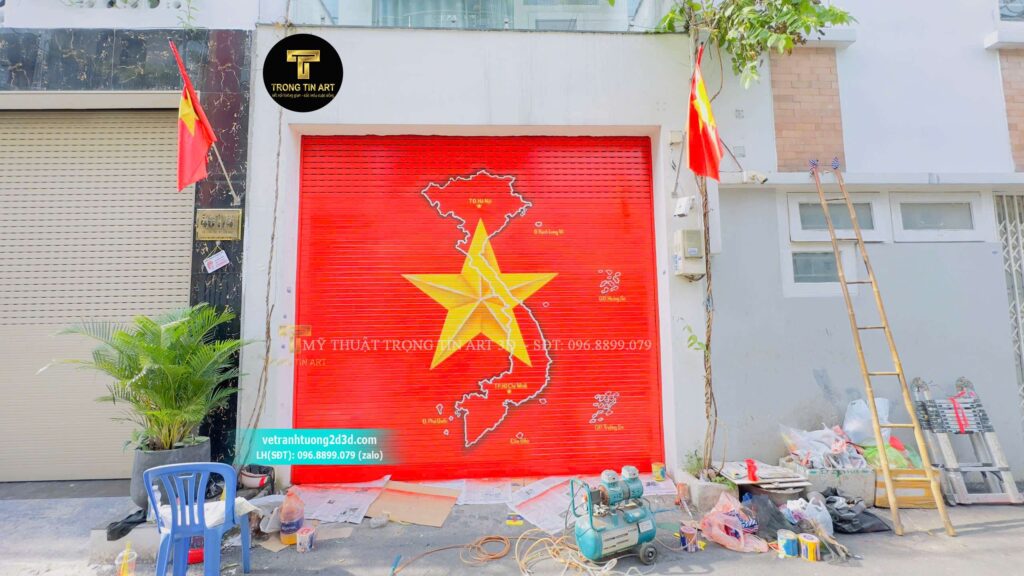 VẼ TRANH TƯỜNG 3D MỸ THUẬT TRỌNG TÍN ART