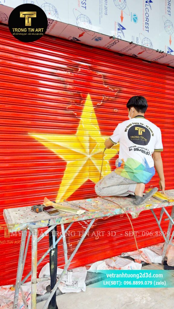VẼ TRANH TƯỜNG 3D MỸ THUẬT TRỌNG TÍN ART