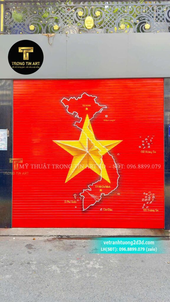 VẼ TRANH TƯỜNG 3D MỸ THUẬT TRỌNG TÍN ART