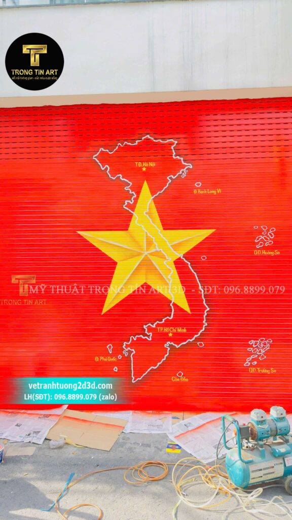 VẼ TRANH TƯỜNG 3D MỸ THUẬT TRỌNG TÍN ART