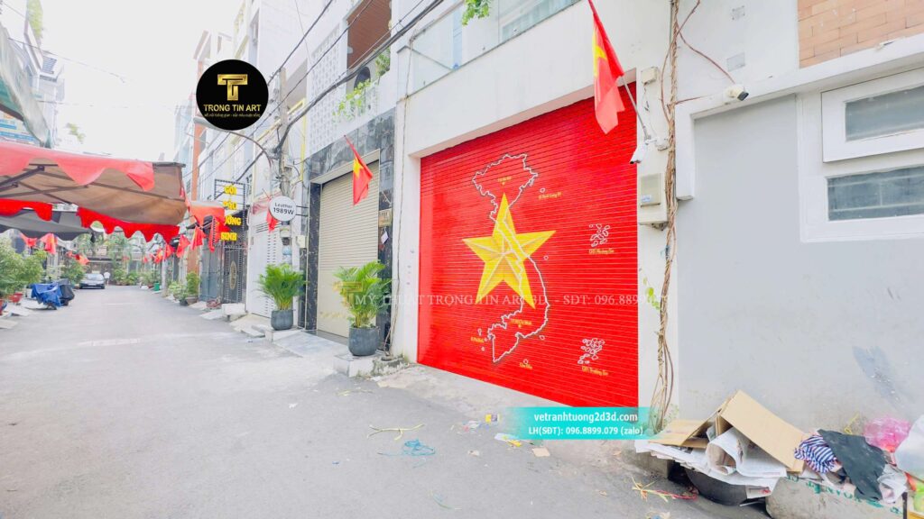 VẼ TRANH TƯỜNG 3D MỸ THUẬT TRỌNG TÍN ART