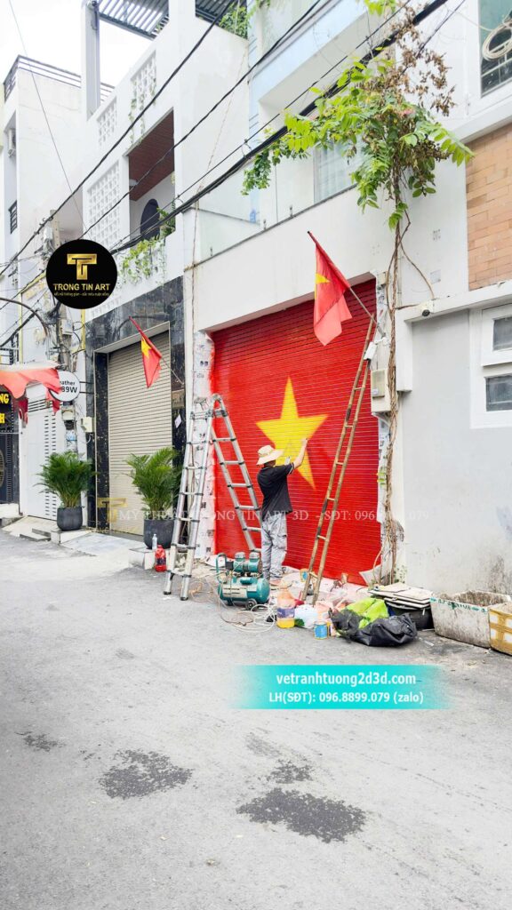 VẼ TRANH TƯỜNG 3D MỸ THUẬT TRỌNG TÍN ART