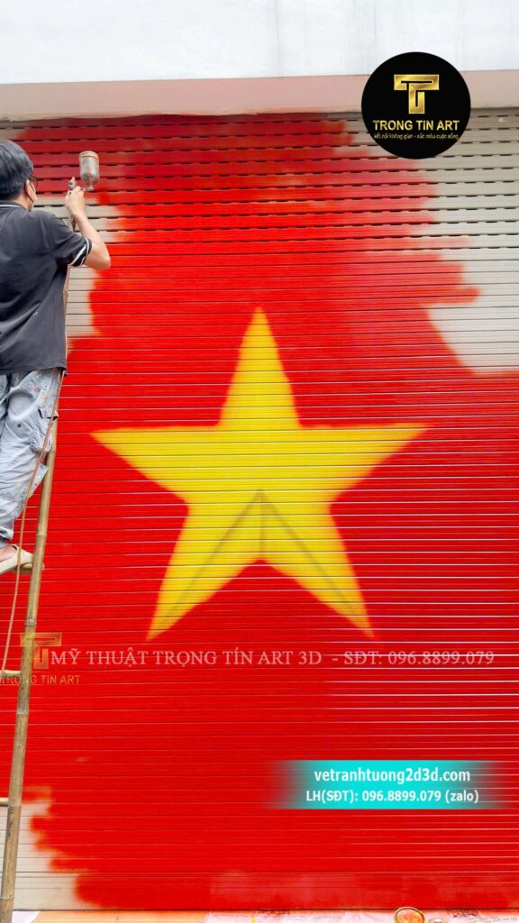 VẼ TRANH TƯỜNG 3D MỸ THUẬT TRỌNG TÍN ART