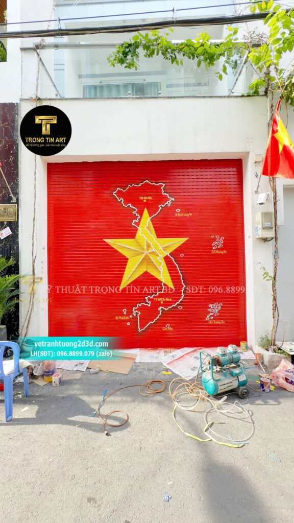 VẼ TRANH TƯỜNG 3D MỸ THUẬT TRỌNG TÍN ART