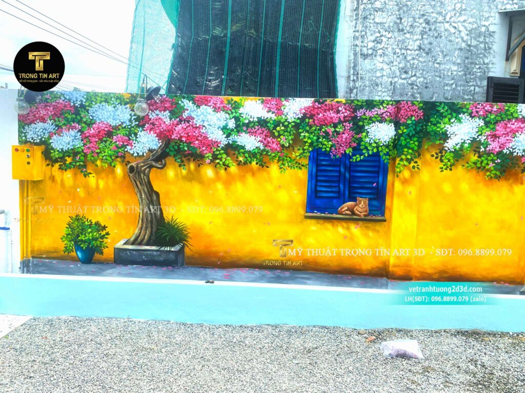 VẼ TRANH TƯỜNG 3D MỸ THUẬT TRỌNG TÍN ART