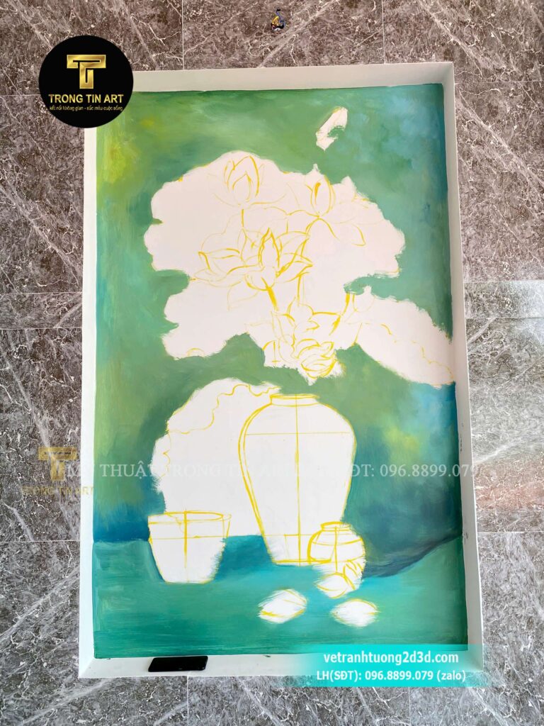 VẼ TRANH TƯỜNG 3D MỸ THUẬT TRỌNG TÍN ART
