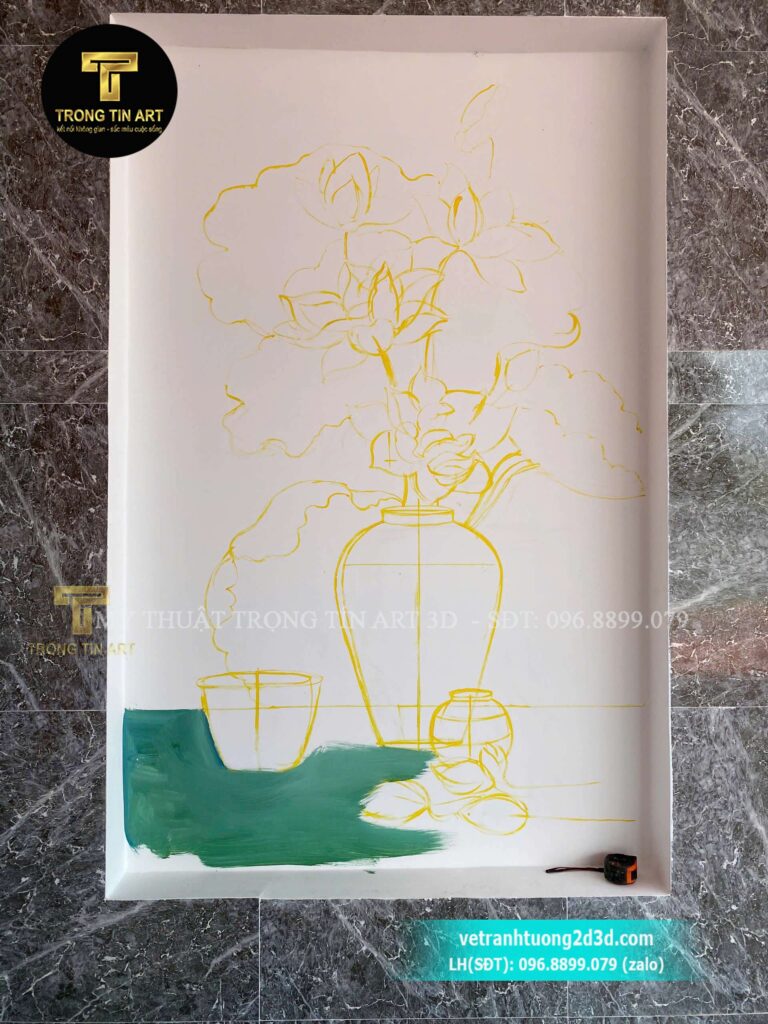 VẼ TRANH TƯỜNG 3D MỸ THUẬT TRỌNG TÍN ART
