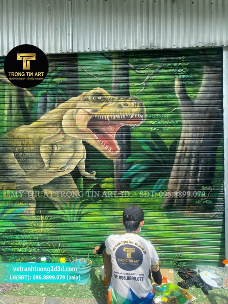VẼ TRANH TƯỜNG 3D MỸ THUẬT TRỌNG TÍN ART