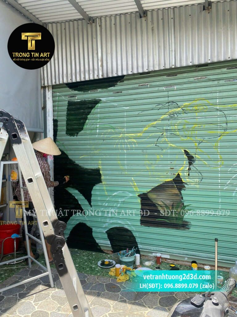 VẼ TRANH TƯỜNG 3D MỸ THUẬT TRỌNG TÍN ART