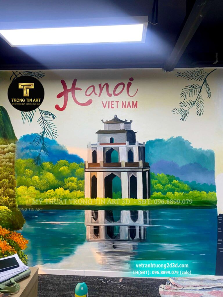VẼ TRANH TƯỜNG 3D MỸ THUẬT TRỌNG TÍN ART