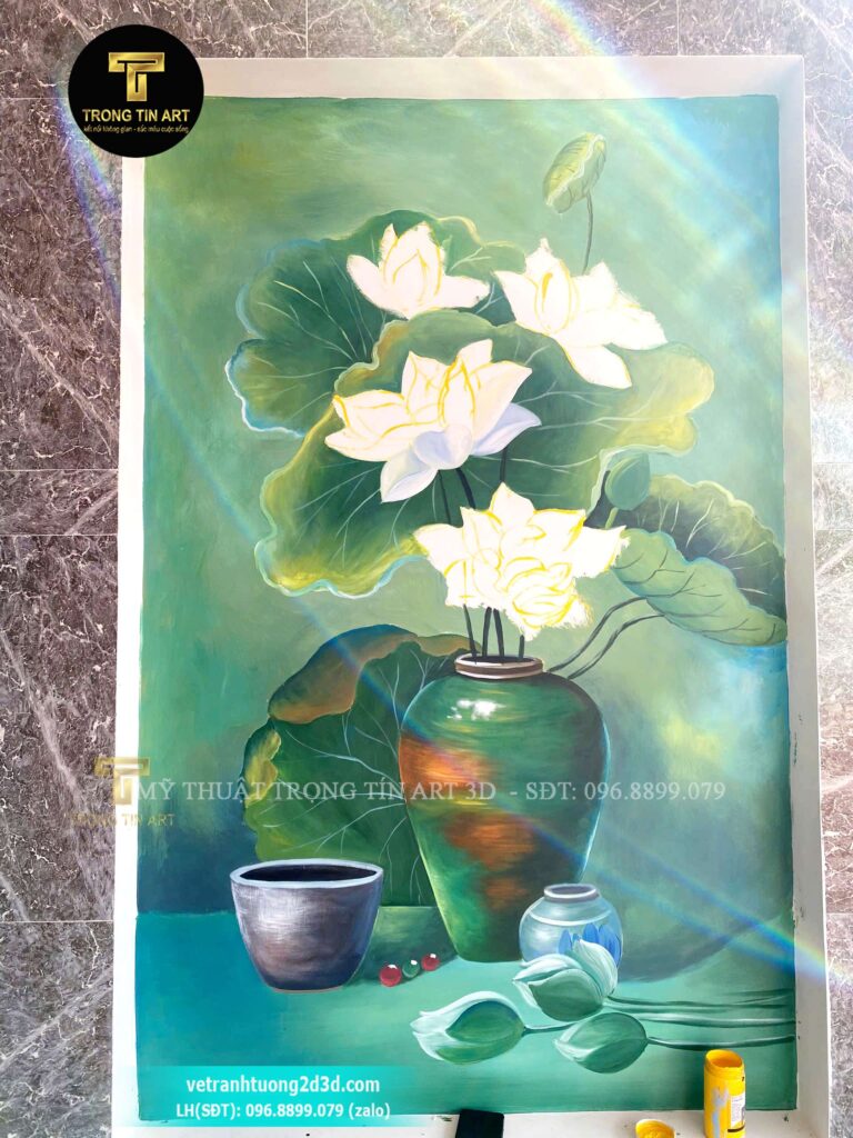 VẼ TRANH TƯỜNG 3D MỸ THUẬT TRỌNG TÍN ART