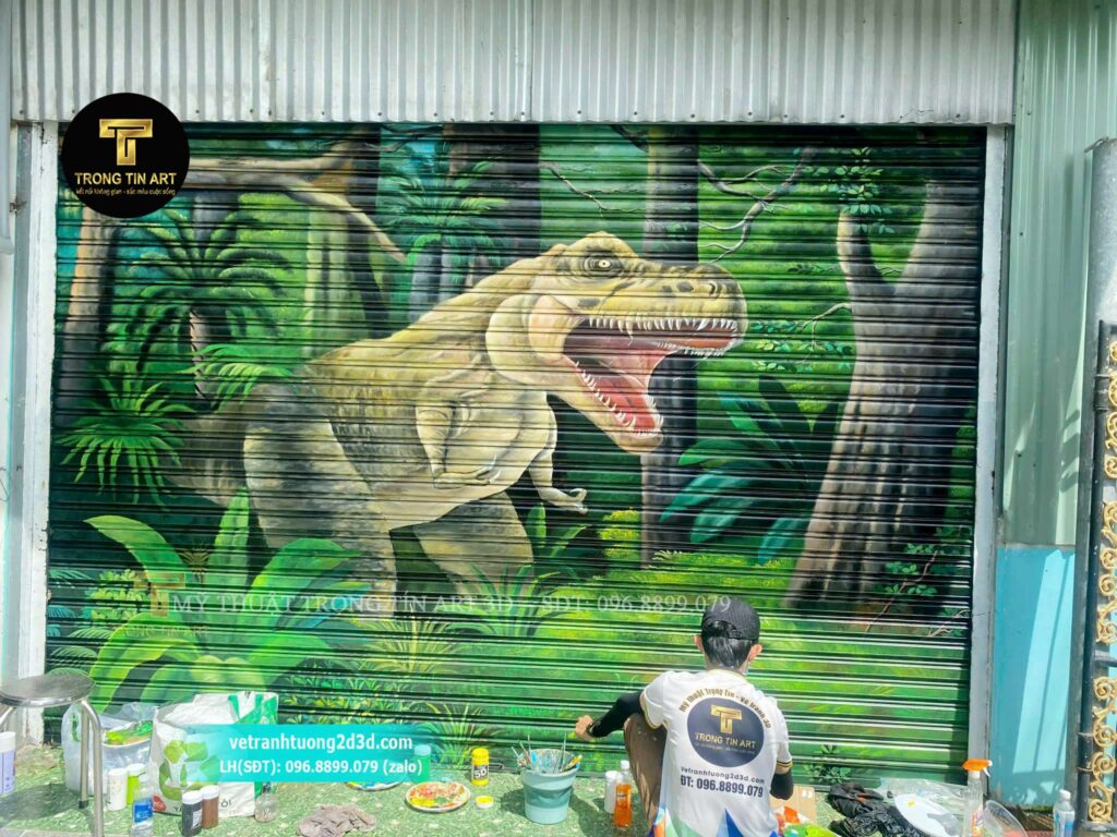 VẼ TRANH TƯỜNG 3D MỸ THUẬT TRỌNG TÍN ART