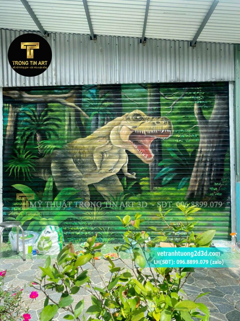 VẼ TRANH TƯỜNG 3D MỸ THUẬT TRỌNG TÍN ART