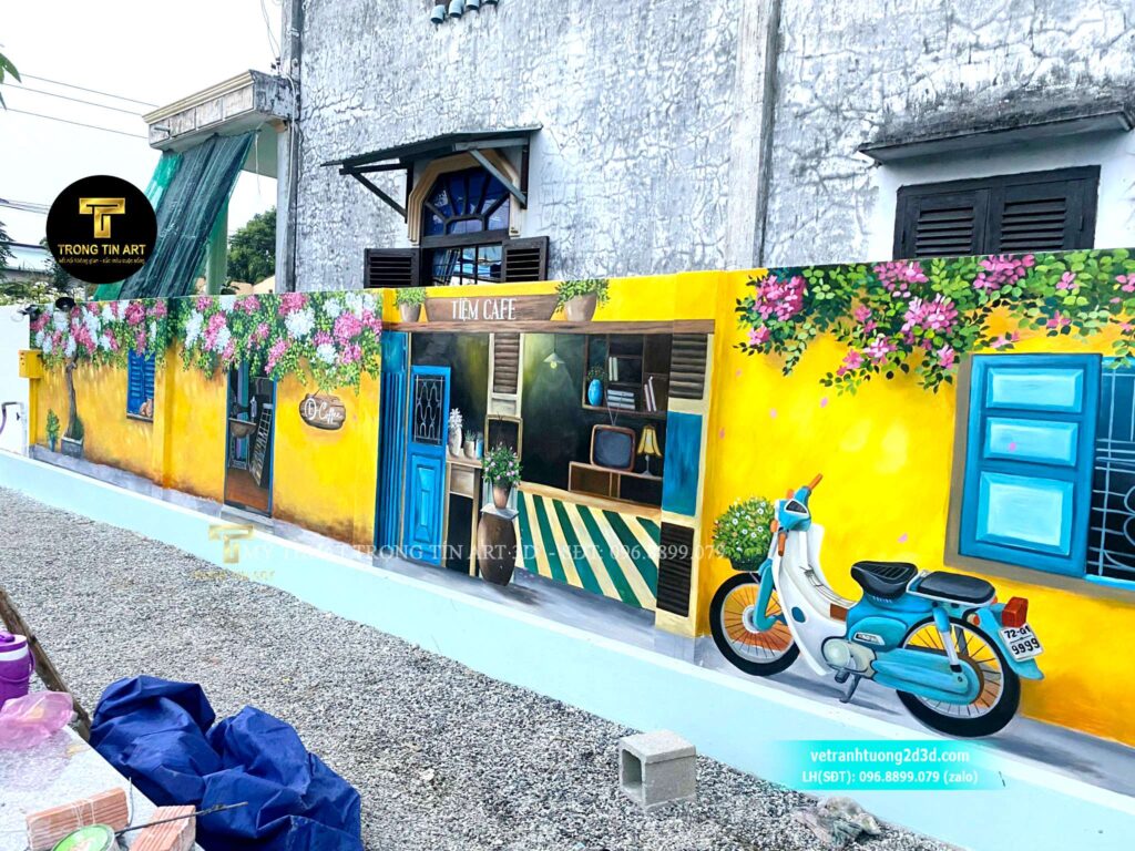 VẼ TRANH TƯỜNG 3D MỸ THUẬT TRỌNG TÍN ART