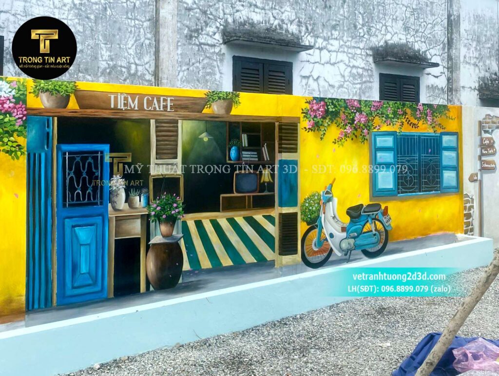 VẼ TRANH TƯỜNG 3D MỸ THUẬT TRỌNG TÍN ART