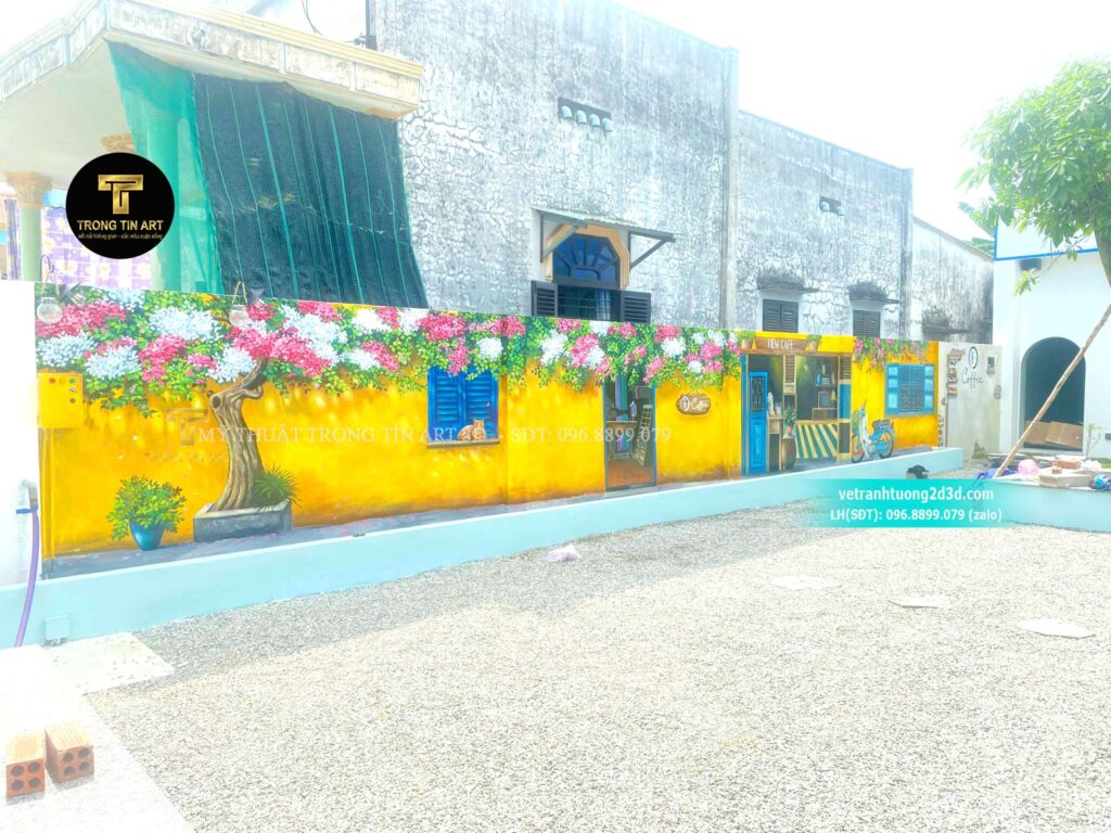 VẼ TRANH TƯỜNG 3D MỸ THUẬT TRỌNG TÍN ART