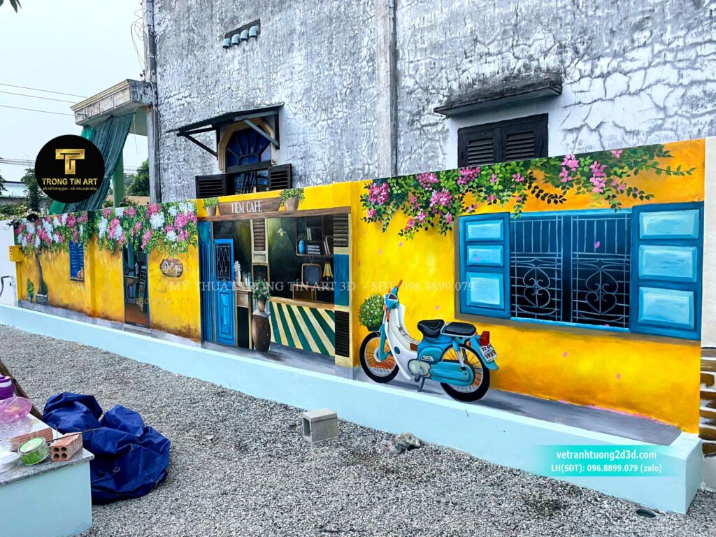 VẼ TRANH TƯỜNG 3D MỸ THUẬT TRỌNG TÍN ART